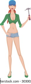 Builder girl