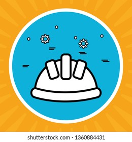 builder helmet protection icon
