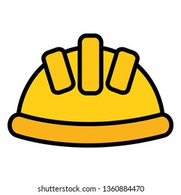 builder helmet protection icon