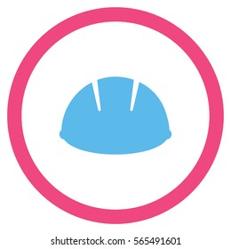 Builder Helmet Vector Bicolor Rounded Icon Stock Vector (Royalty Free ...