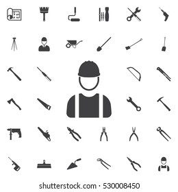 builder icon. Construction icons universal set for web and mobile