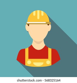 Builder icon. Flat illustration of builder vector icon for web design