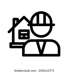 icono del constructor o logotipo símbolo de signo aislado ilustración vectorial - iconos vectoriales de estilo negro de alta calidad
