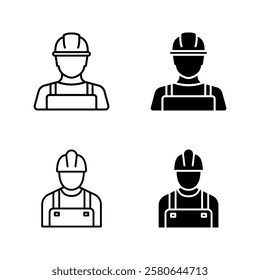 Builder  icon set color editable on white background