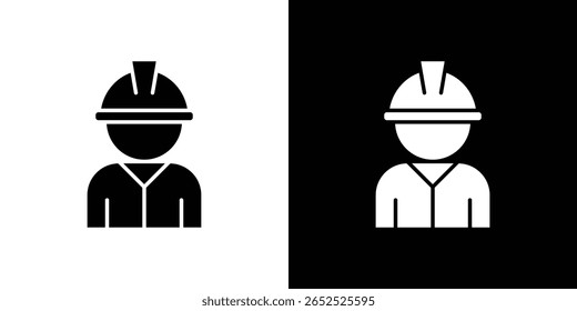 Builder icon symbol collection. Flat vector stock illustration.
