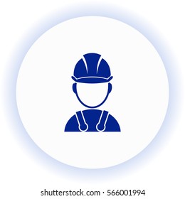 Builder  icon. Vector design. 