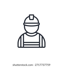 ícone do construtor. vetor.Sinal editável de estilo traço.linear para usar design da Web,ilustração logo.Symbol.