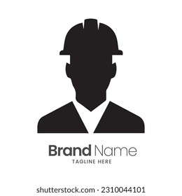 Builder Logo Design, construction logo design, labor logo. vector logo, Engineer vector