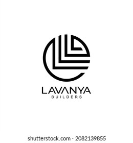 Builder logo design simple concept for business company