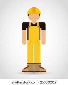 builder man design, vector illustration eps10 graphic 