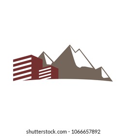builder mountain abstact symbol / logo