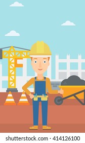 Builder showing thumbs up.