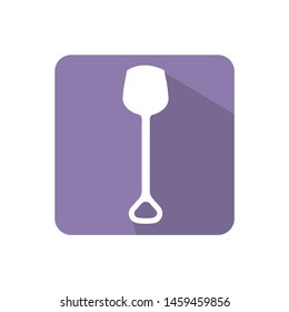 Builder trowel pop art vector illustration