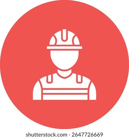 Ícone de vetor do Builder. Pode ser usado para impressão, aplicativos móveis e da Web.