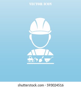 Builder vector icon. Set. vector  icon.