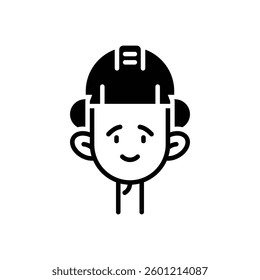 Builder Vector icon stock illustration