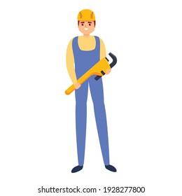 Icono de la llave del constructor. Dibujo del icono del vector de la llave del constructor para el diseño web aislado en fondo blanco