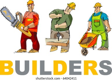 builders - handmade sketch