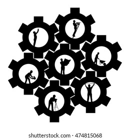 builders set cogwheel