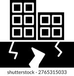 Buildig Glyph Icon Vector Design