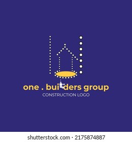 BUILDIING CONSTRUCTION  VECTOR LOGO TEMPLETE DESIGN