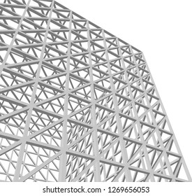 Building 3d structure. Architectural background. 