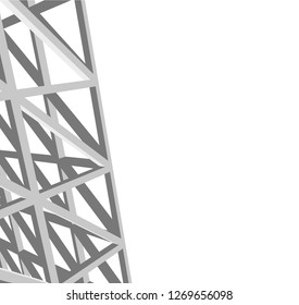 Building 3d structure. Architectural background. 