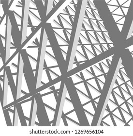 Building 3d structure. Architectural background. 