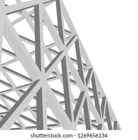 Building 3d structure. Architectural background. 