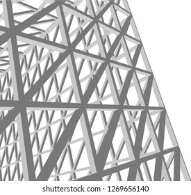 Building 3d structure. Architectural background. 