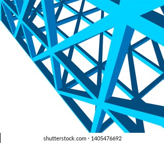 Building 3d structure. Architectural background