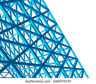 Building 3d structure. Architectural background