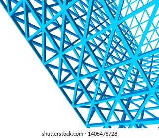 Building 3d structure. Architectural background