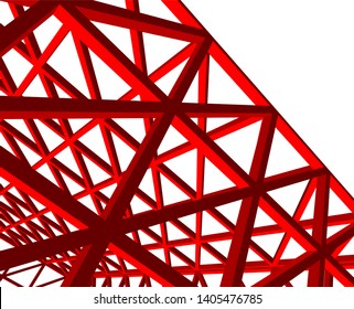 Building 3d structure. Architectural background