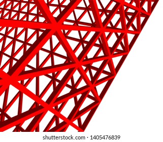 Building 3d structure. Architectural background