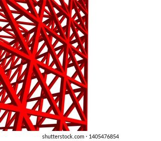 Building 3d structure. Architectural background