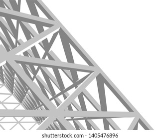Building 3d structure. Architectural background