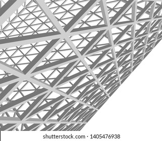 Building 3d structure. Architectural background