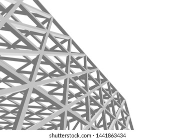 Building 3d structure. Architectural background. 
