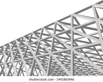Building 3d structure. Architectural background. 