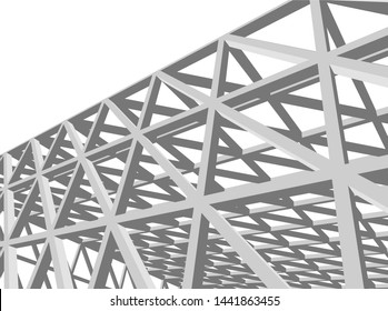 Building 3d structure. Architectural background. 