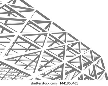Building 3d structure. Architectural background. 