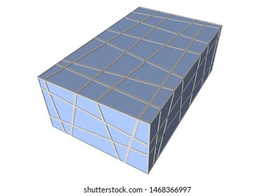 Building 3d structure. Architectural background. 