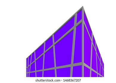 Building 3d structure. Architectural background. 