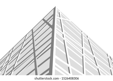 Building 3d structure. Architectural background. 