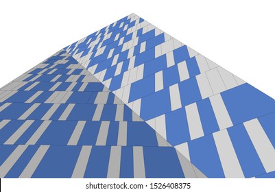 Building 3d structure. Architectural background. 