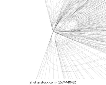 Building 3d structure. Architectural background. 