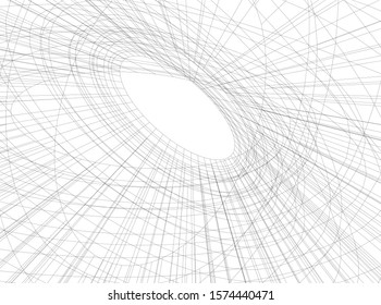 Building 3d structure. Architectural background. 