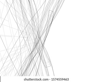 Building 3d structure. Architectural background. 