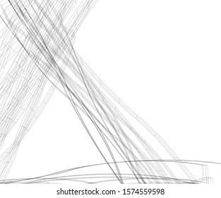 Building 3d structure. Architectural background. 